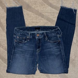 MOTHER The Looker Here Kitty Kitty Skinny Jeans 28